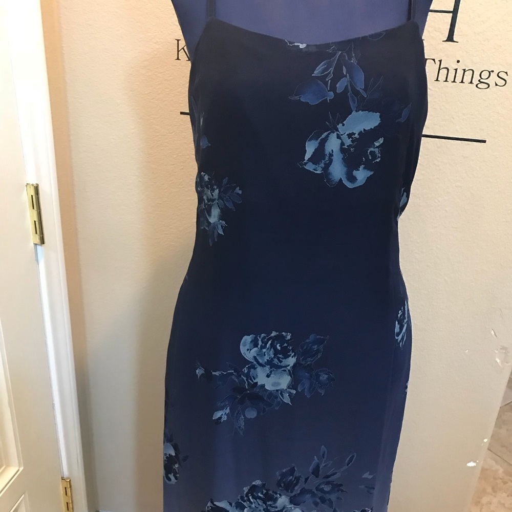 Silk long dress